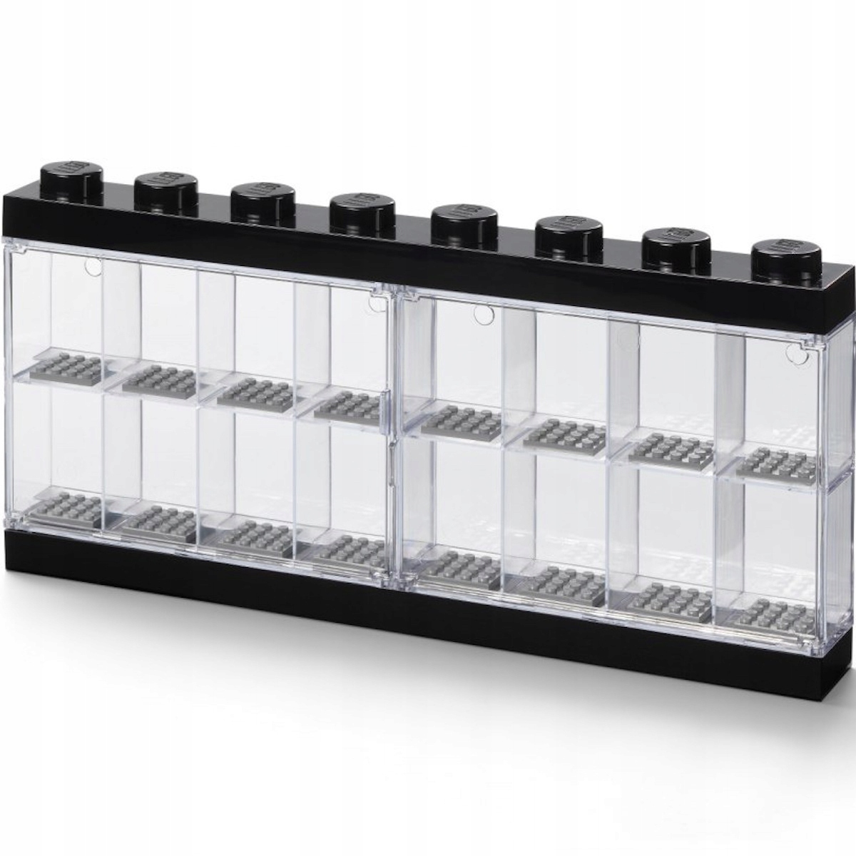 Lego Gablota na Minifigurki Gablotka na 16 Minifigures Regał Czarny