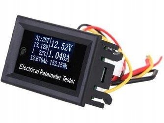 Panelový měřič elektrických parametrů Oled 10A/100V