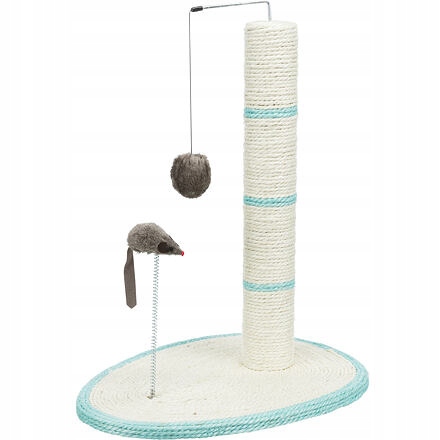 Levně Škrábadlo válec 50cm+míč, myš+pružina na podestě 40x30cm