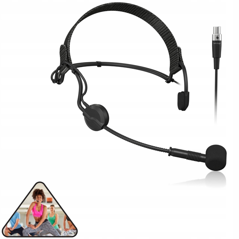 BC444 Mikrofon Pojemnościowy Nagłowny Kabel 1.2m Mini Xlr Behringer