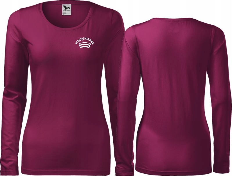 

Damski Longsleeve Pielęgniarka Fuksja XL