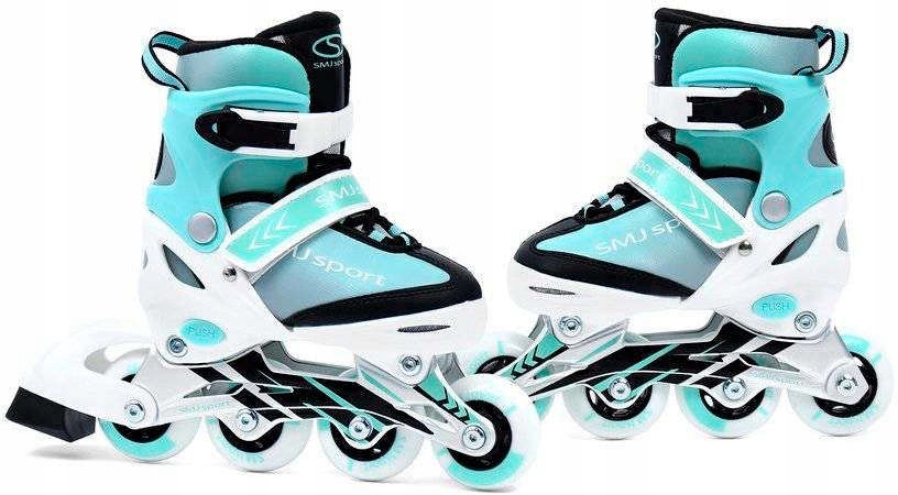 Smj Rolki Regulowane BS-901MA Girl Mint r38-41