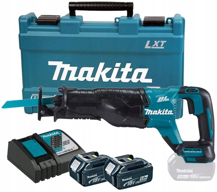 Makita DJR187RTE Piła szablasta posuwowa 18V 2x5Ah