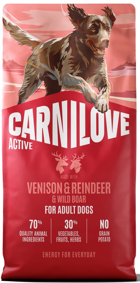 Carnilove Dog Active Adult Venison Reindeer 12kg
