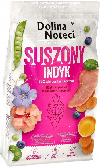 Dolina Noteci Premium Adult Suszona Karma Z Indykiem Dla Psa 9kg