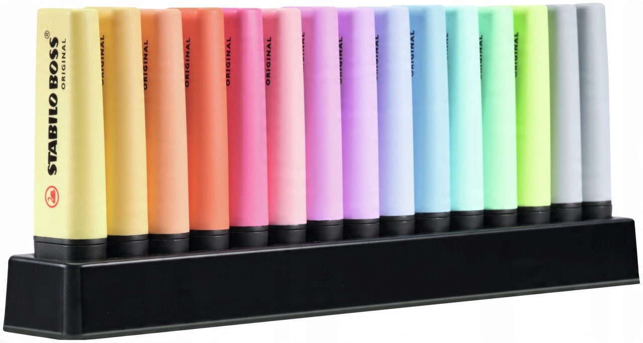 

Zakreślacz pastelowy Stabilo Boss etui Zestaw 15k