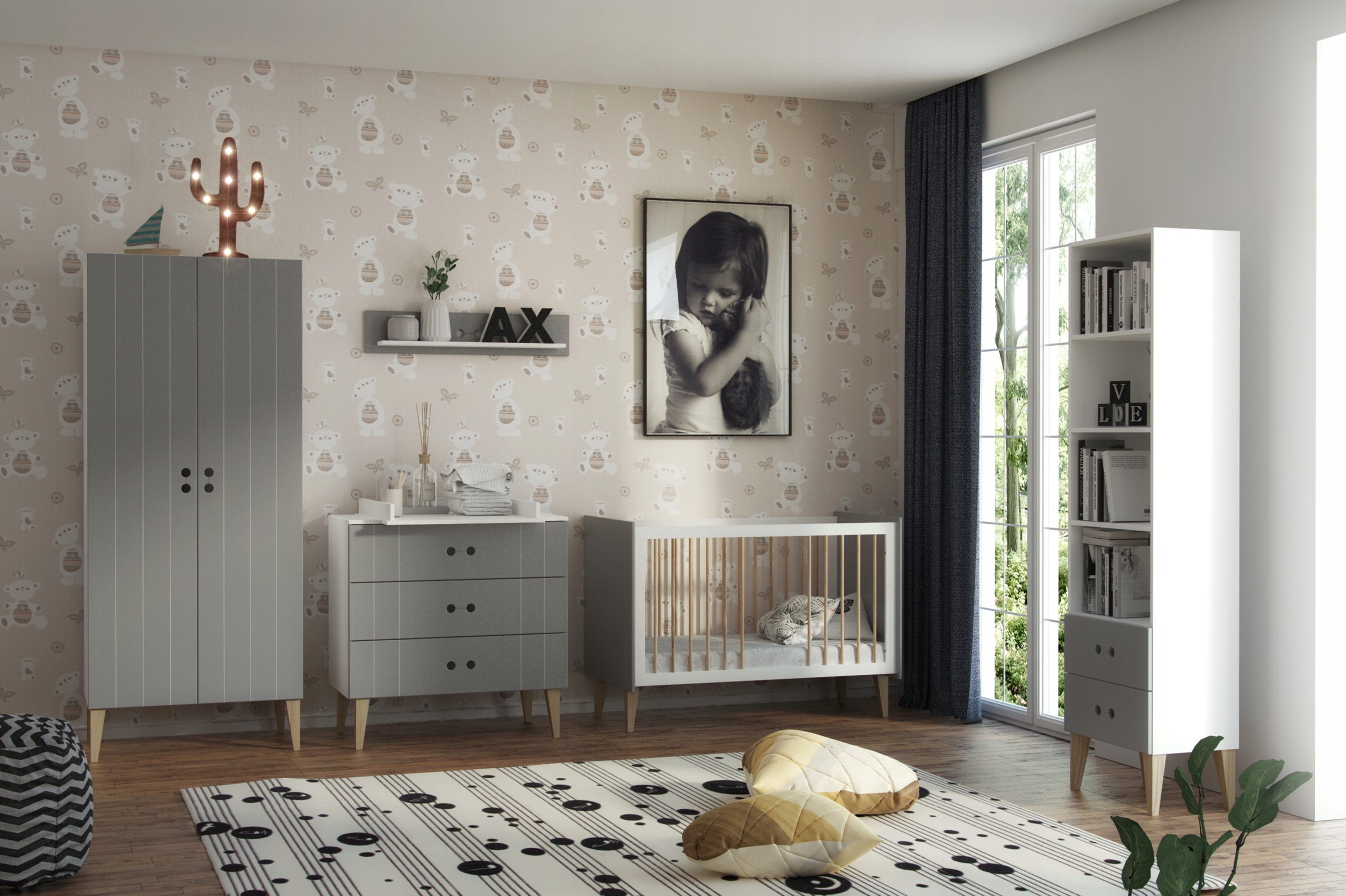 ŁÓŻECZKO SZARE CUBE Kod producenta CU-5