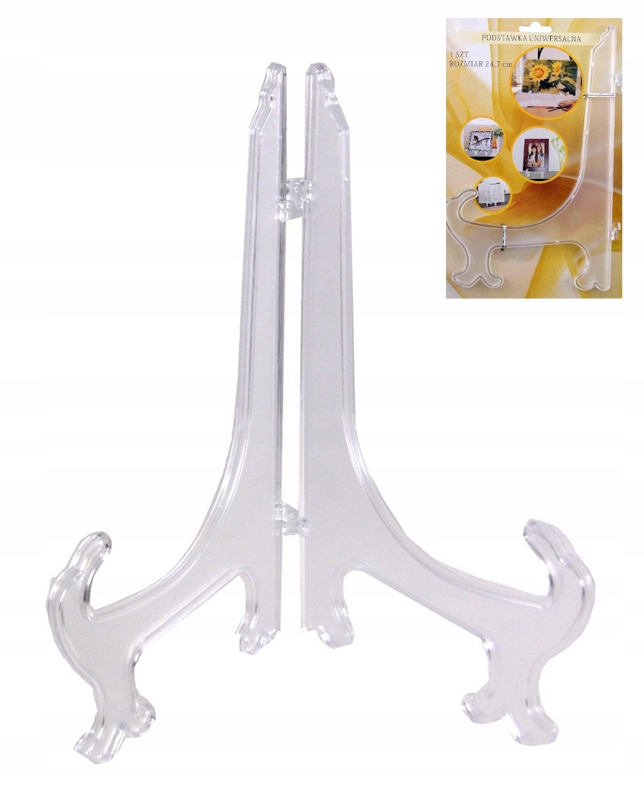 1 STOJAK PODSTAWKA PLASTIKOWA POD TALERZE TALERZ ZDJĘCIE EKSPOZYTOR UCHWYT