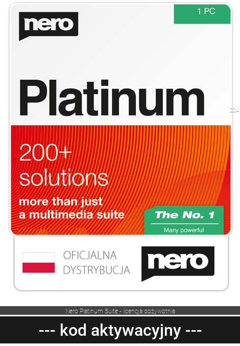 Nero Platinum Suite-пожизненная лицензия