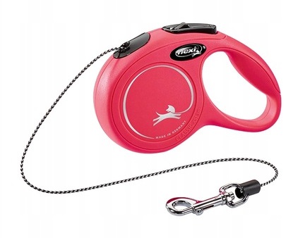 

Flexi New Classic Xs linka 3m Czerwona Pies do 8kg