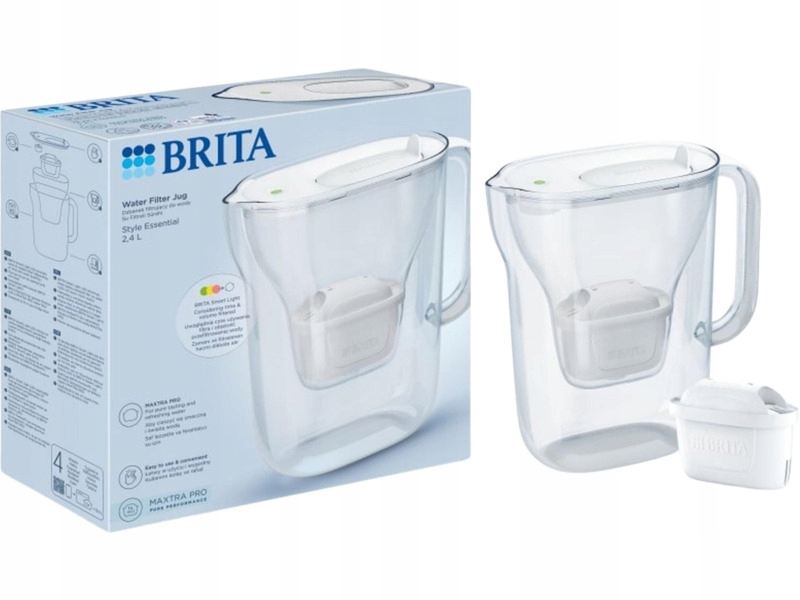Dzbanek filtrujący Brita Style Essential Biały Wkład Maxtra Pro Pure