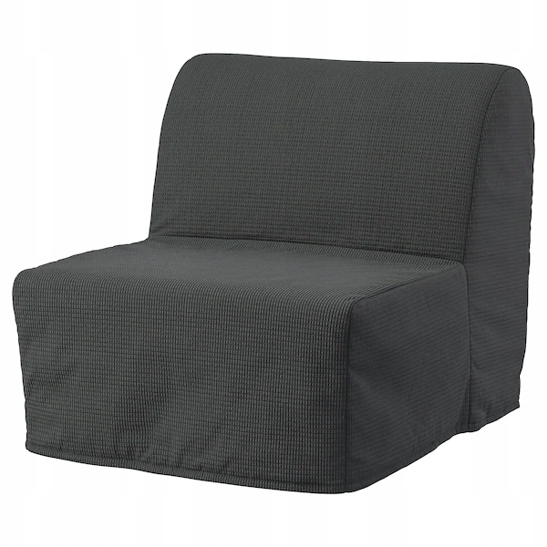 Fotel rozkładany Ikea Lyksele Murbo szary