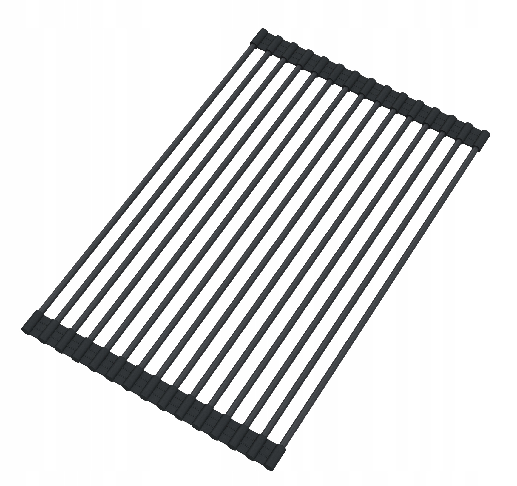 Kuchynská Rohož Na Umývadlo Čierna Odkvapkávacia Oceľová Rolovacia Oceľ