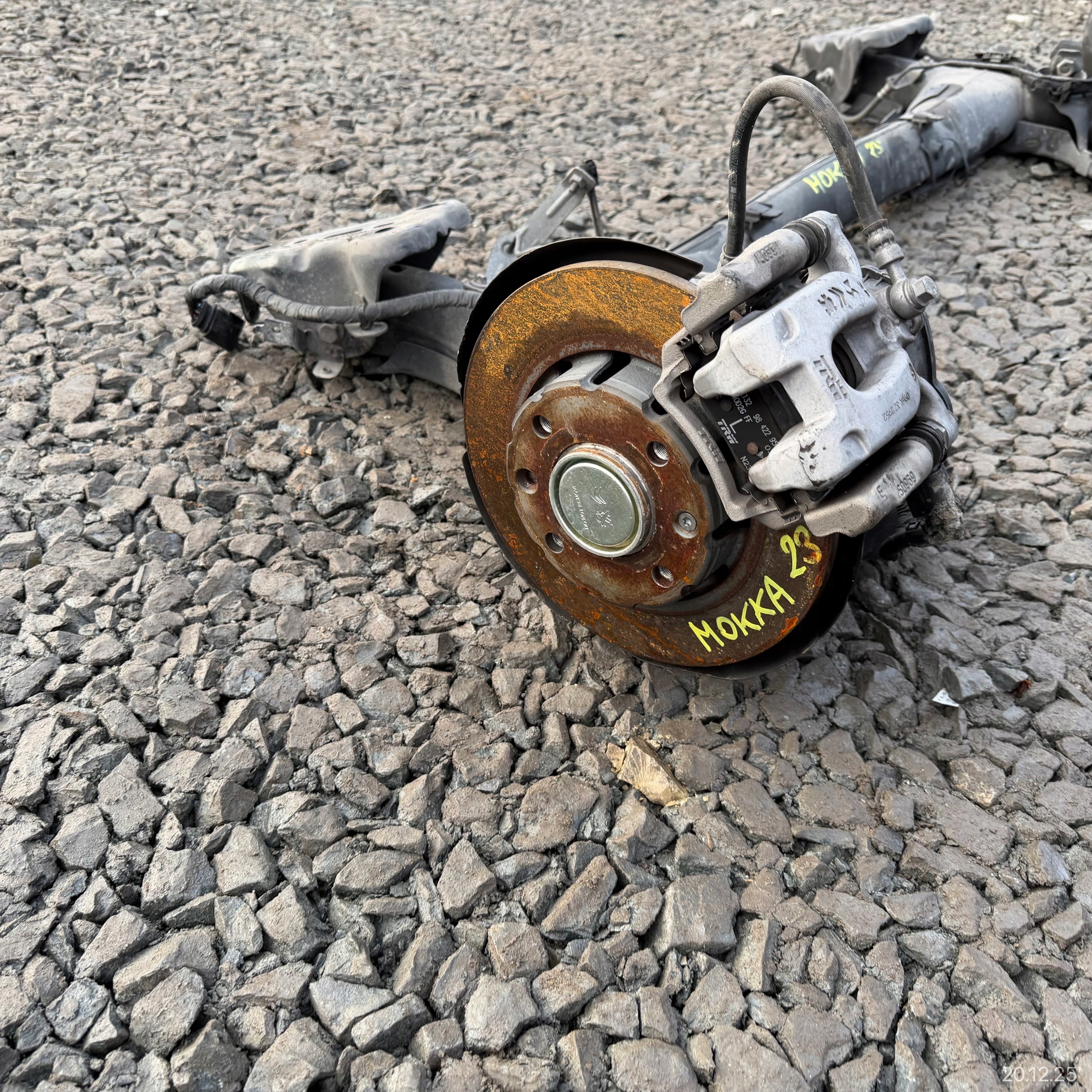 suspension beam axis rear complete OPEL MOKKA B II 2023 year