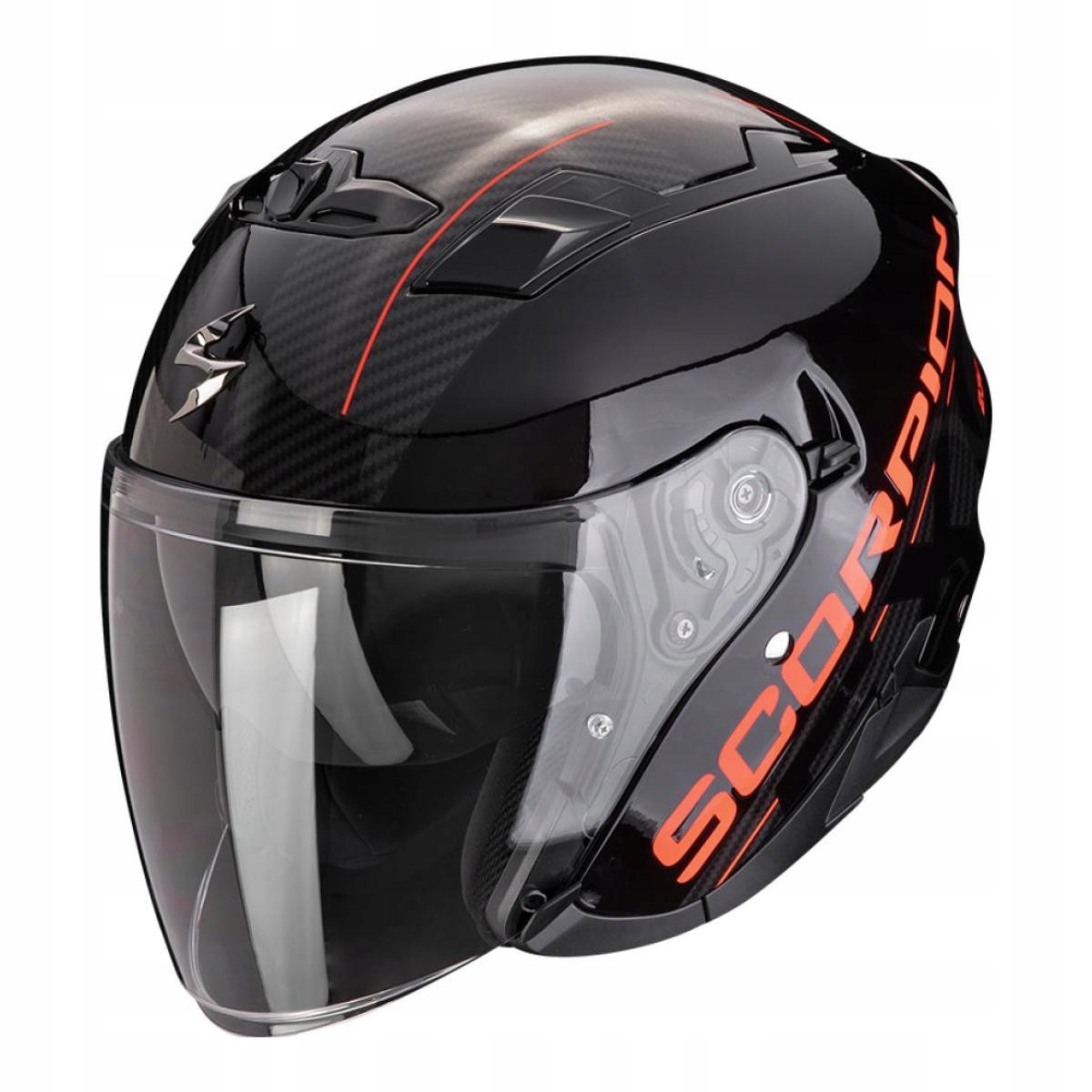 Otvorená Prilba Scorpion Exo-230 Qr čierna/červená Veľkosť XXL