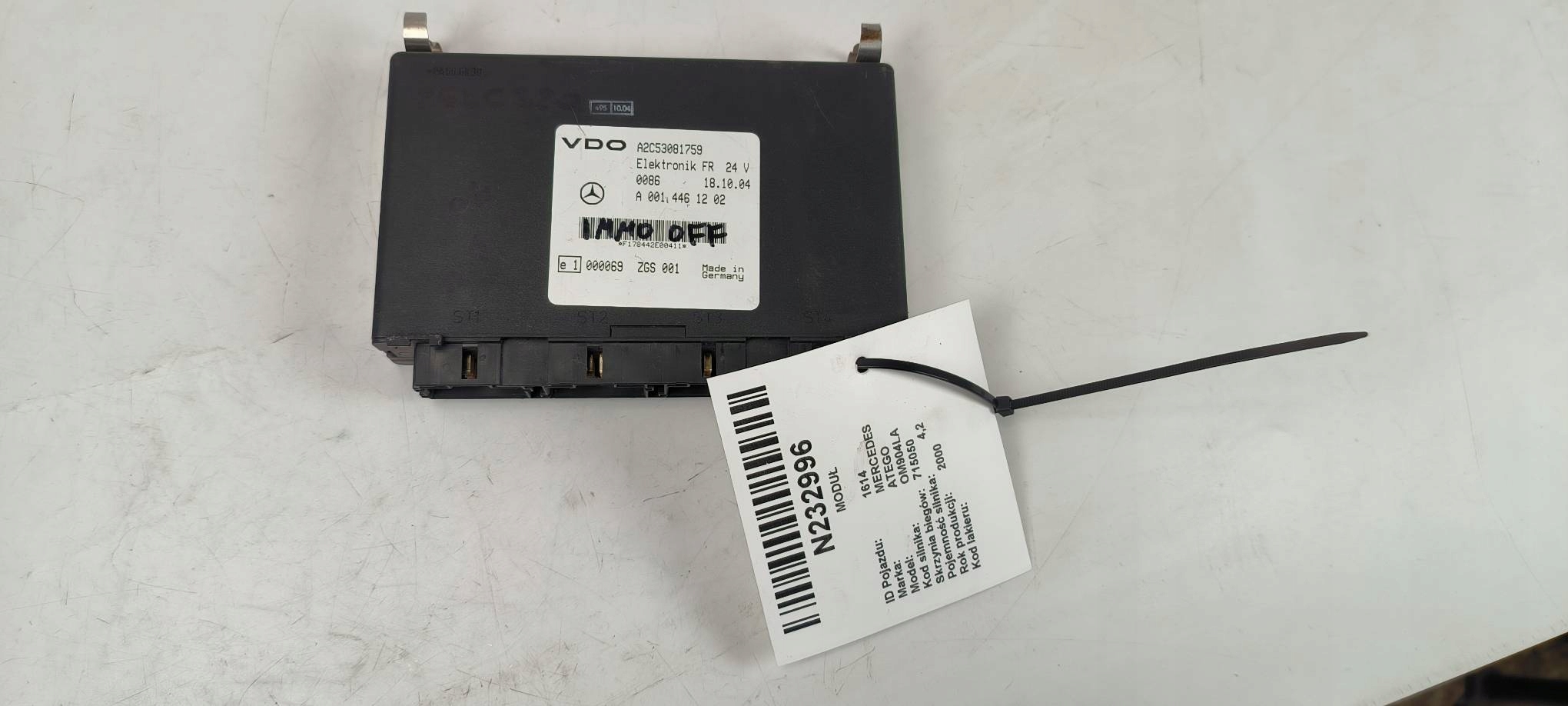 Module FR A2C53081759 MERCEDES ATEGO 815