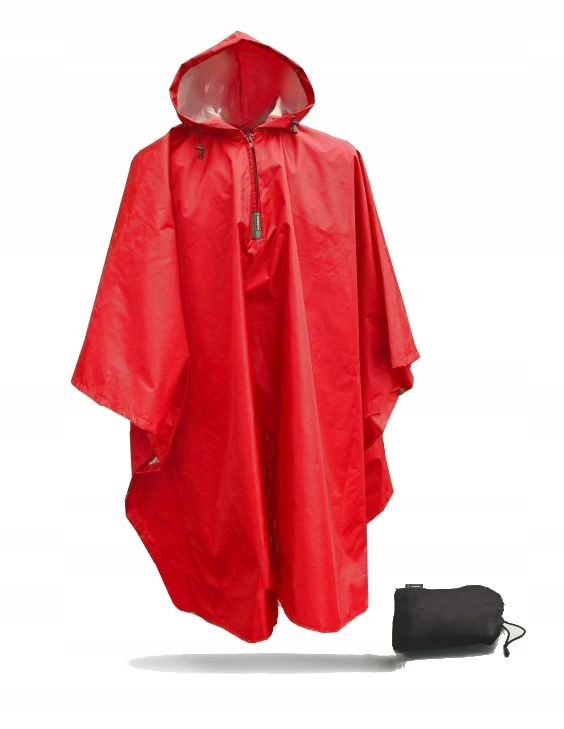 Lekka PELERYNA PŁASZCZ PRZECIWDESZCZOWY zamek odblask L/XL .2 II gatunek