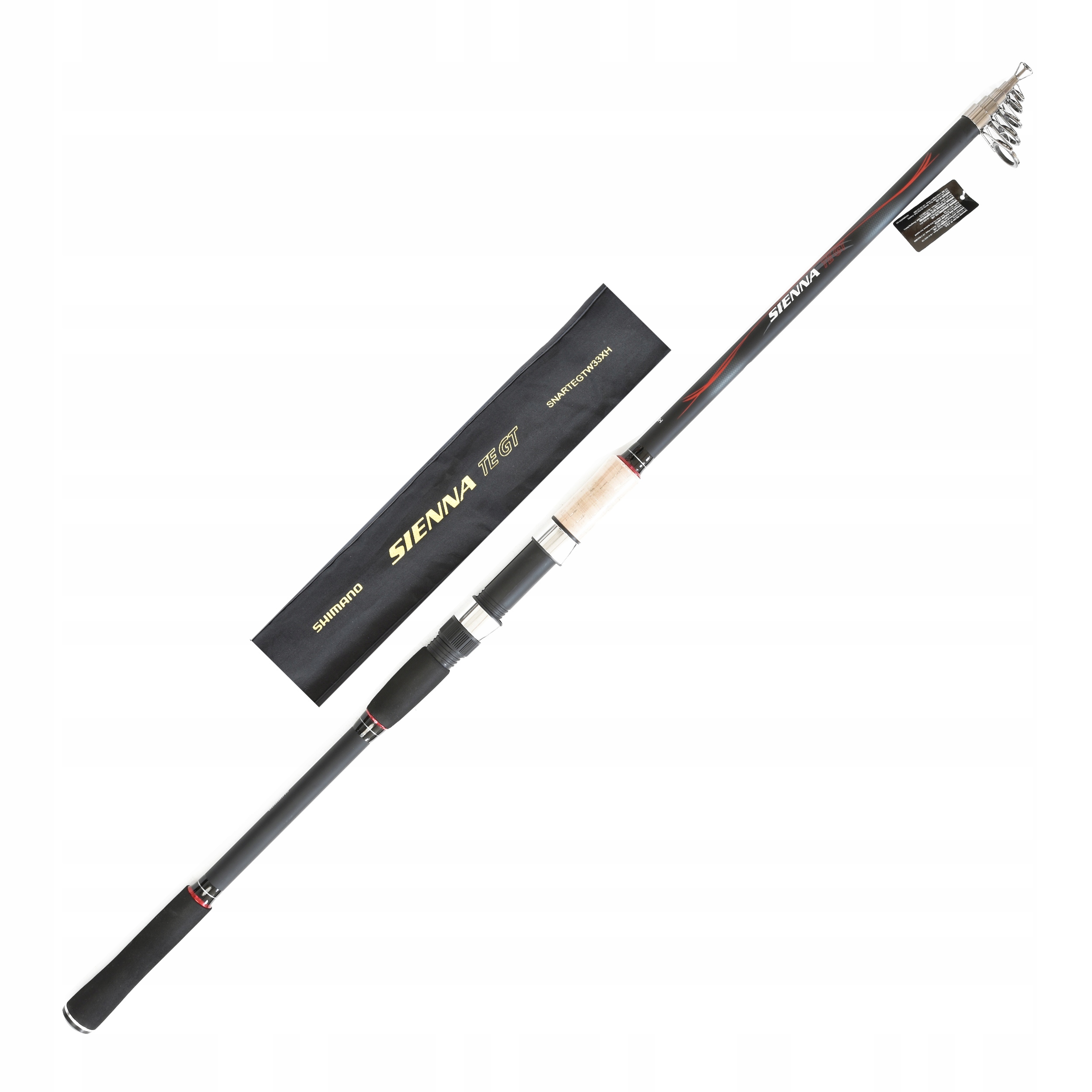 Wędka uniwersalna teleskopowa Shimano Sienna Ar Tegt Glued 3.30m 40-80g