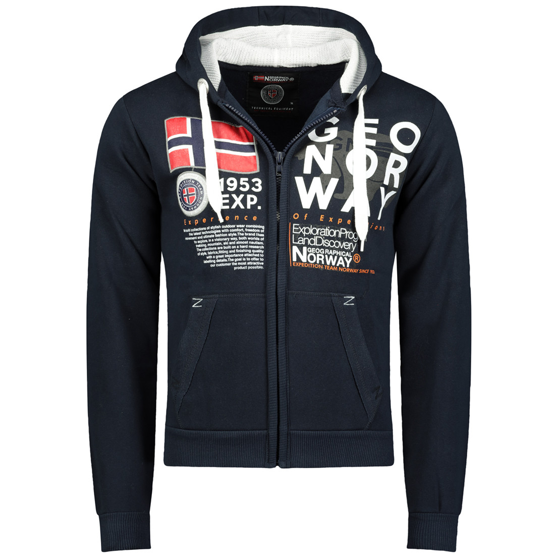 Geographical Norway mikina pánská Gasado Men XXL černá