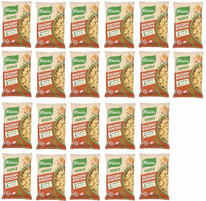 22 x 61 g Knorr Nudle pečené kuřecí Karton
