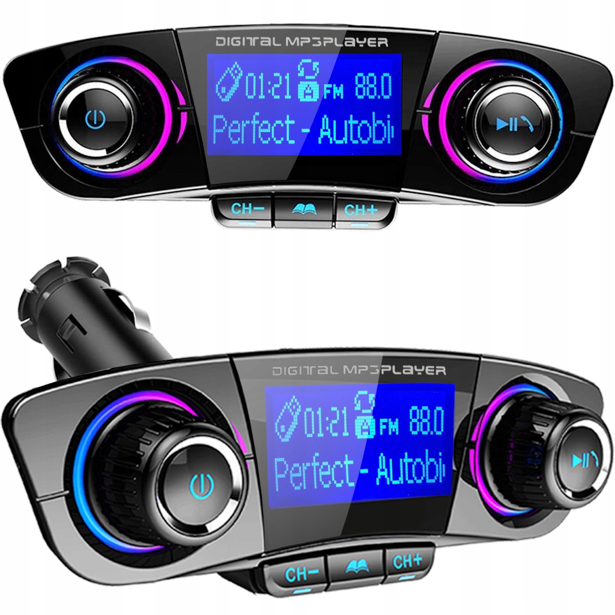 

Transmiter Fm Bluetooth 5.0 Usb wielofunkcyjny 8w1
