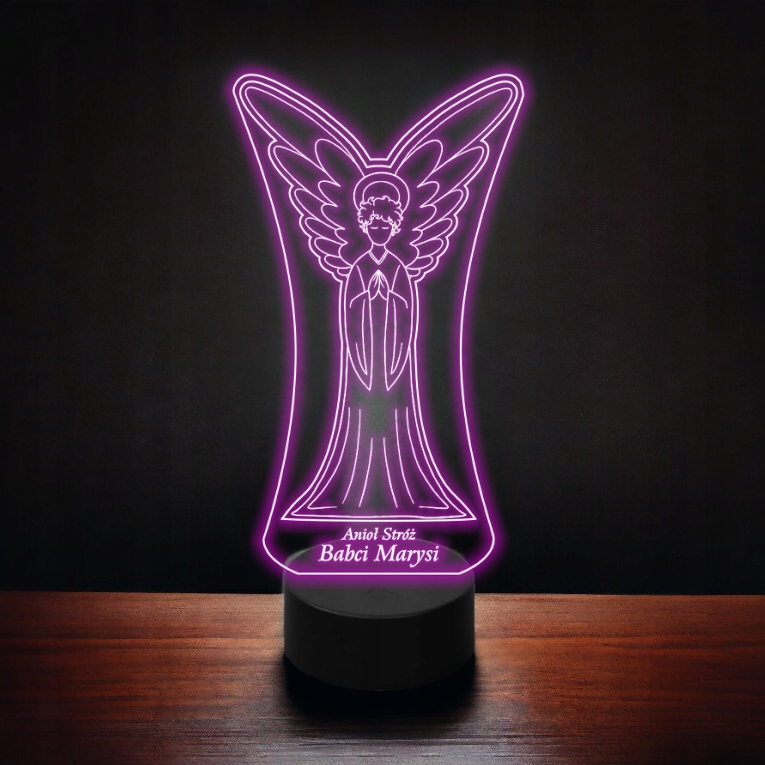 Andělek soška Led lampička dárek ke Dni babičky a dědečka pro prarodiče