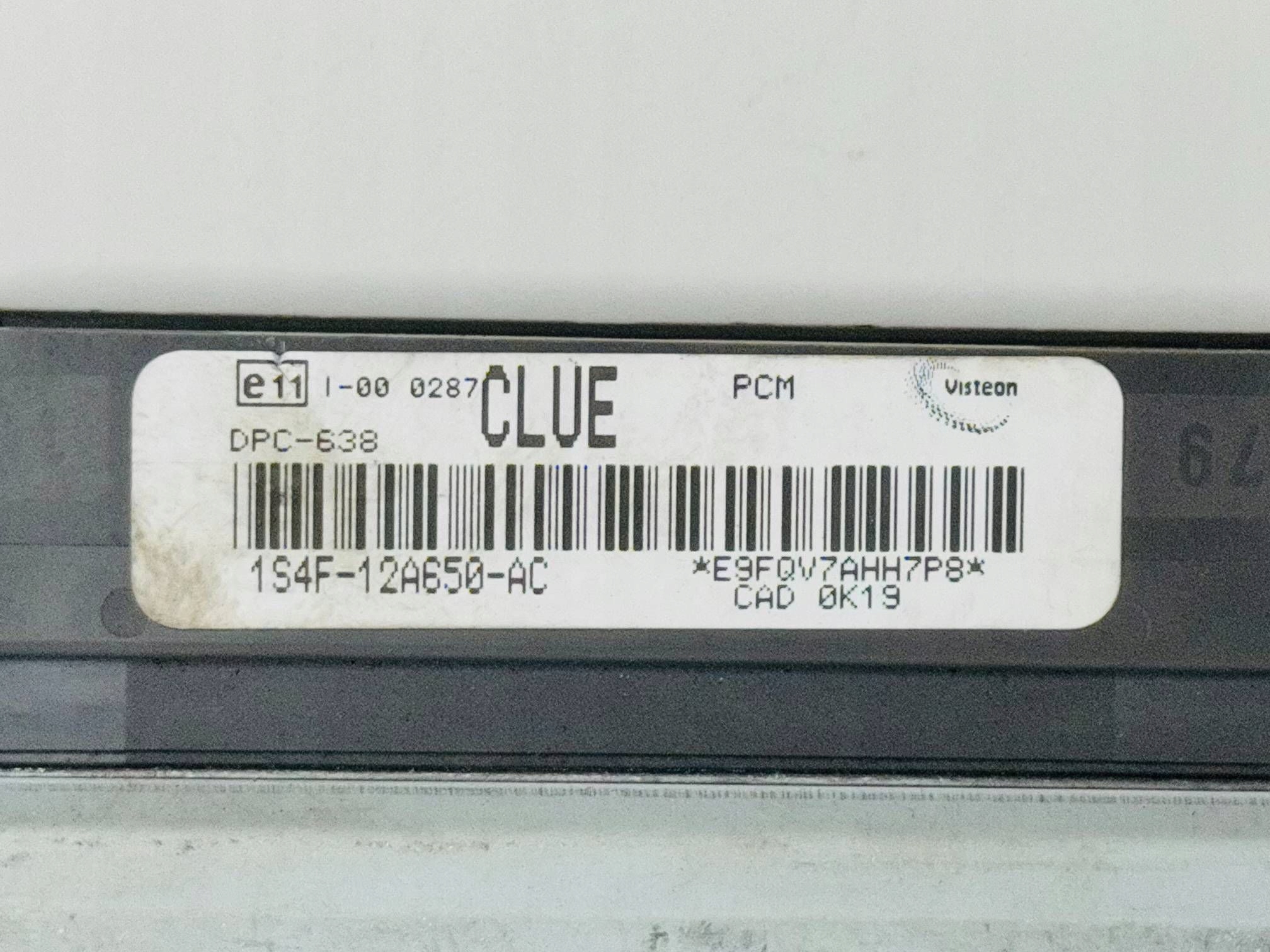 control unit of the engine FORD FOCUS 1.8 TDDI 1S4F12A650AC