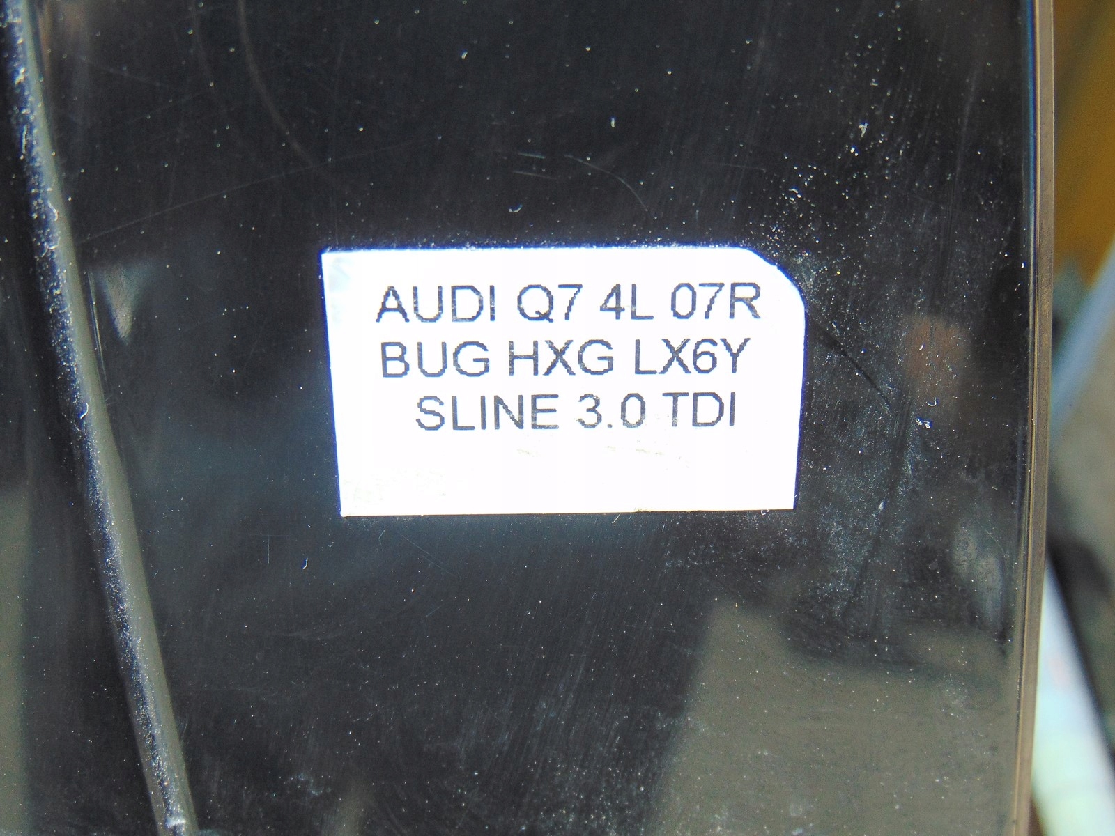 door left rear part rear. LX6Y AUDI Q7 4L