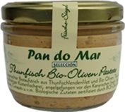 PASZTET Z TUŃCZYKA I BIO OLIWKAMI 125G PAN DO MAR