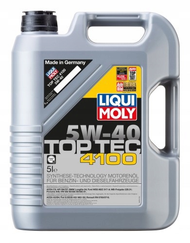 

Liqui Moly Olej 5W40 Toptec 4100 5L