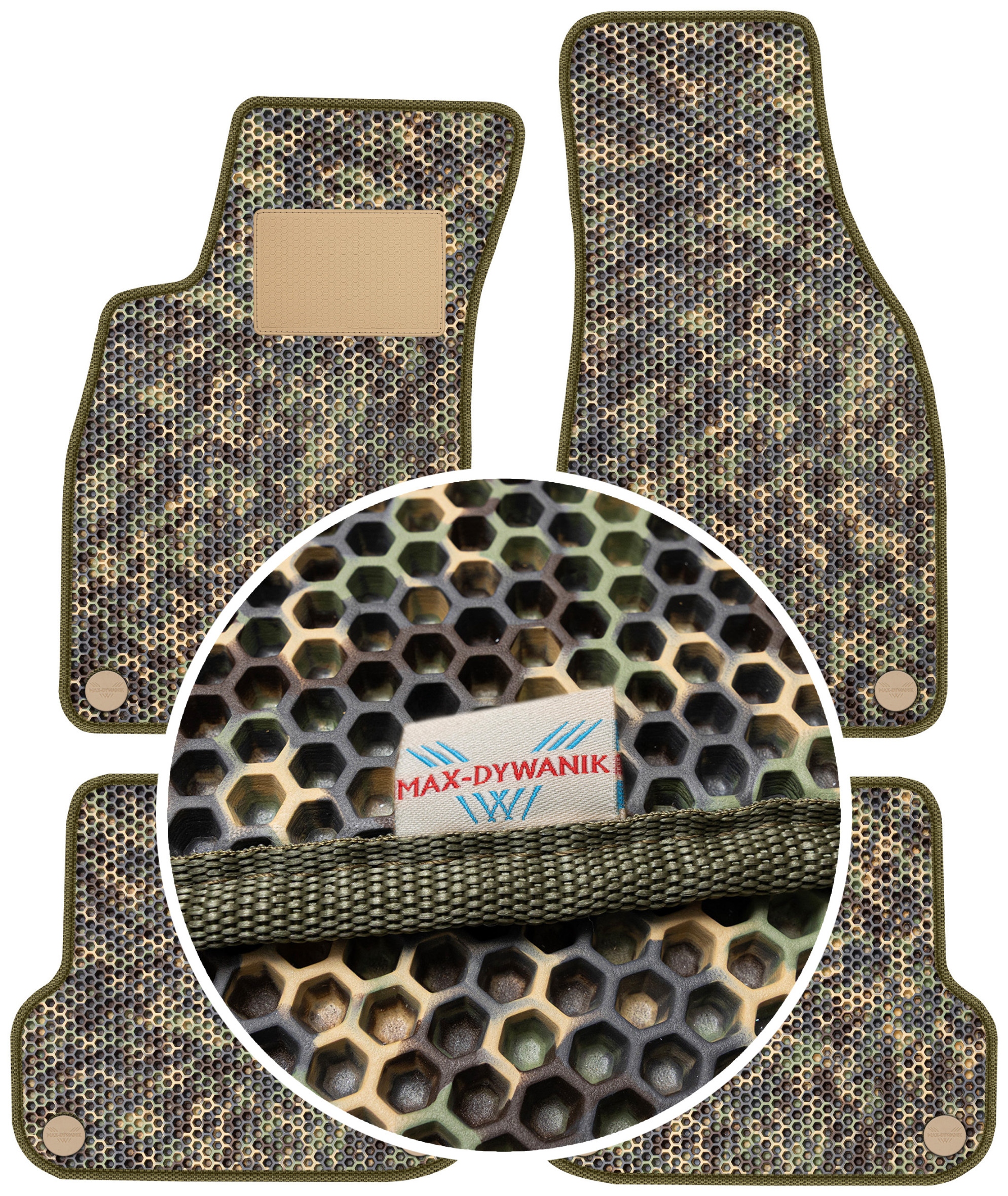 Audi A4 B6 B7 2001-2007 Gumové rohože do auta Eva Moro