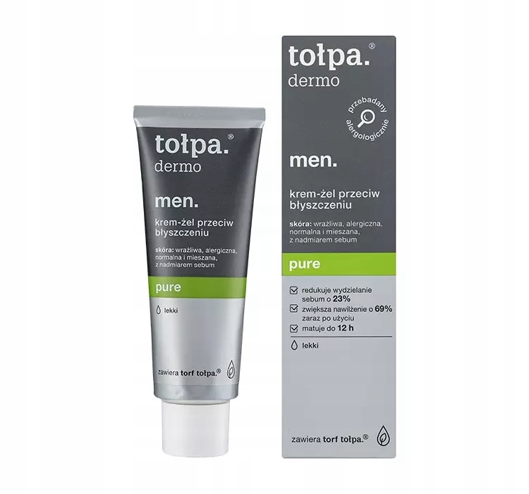 TOŁPA MEN PURE MATUJĄCY KREM-ŻEL NAWILŻAJĄCY 40ML