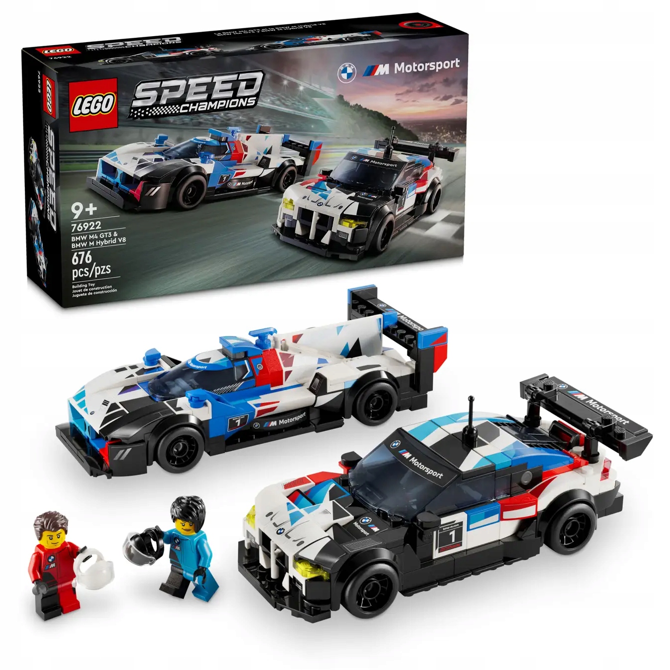 Lego 76922 Speed Champions Auta Bmw M4 GT3 A Bmw M Hybrid V8 Stavebnice