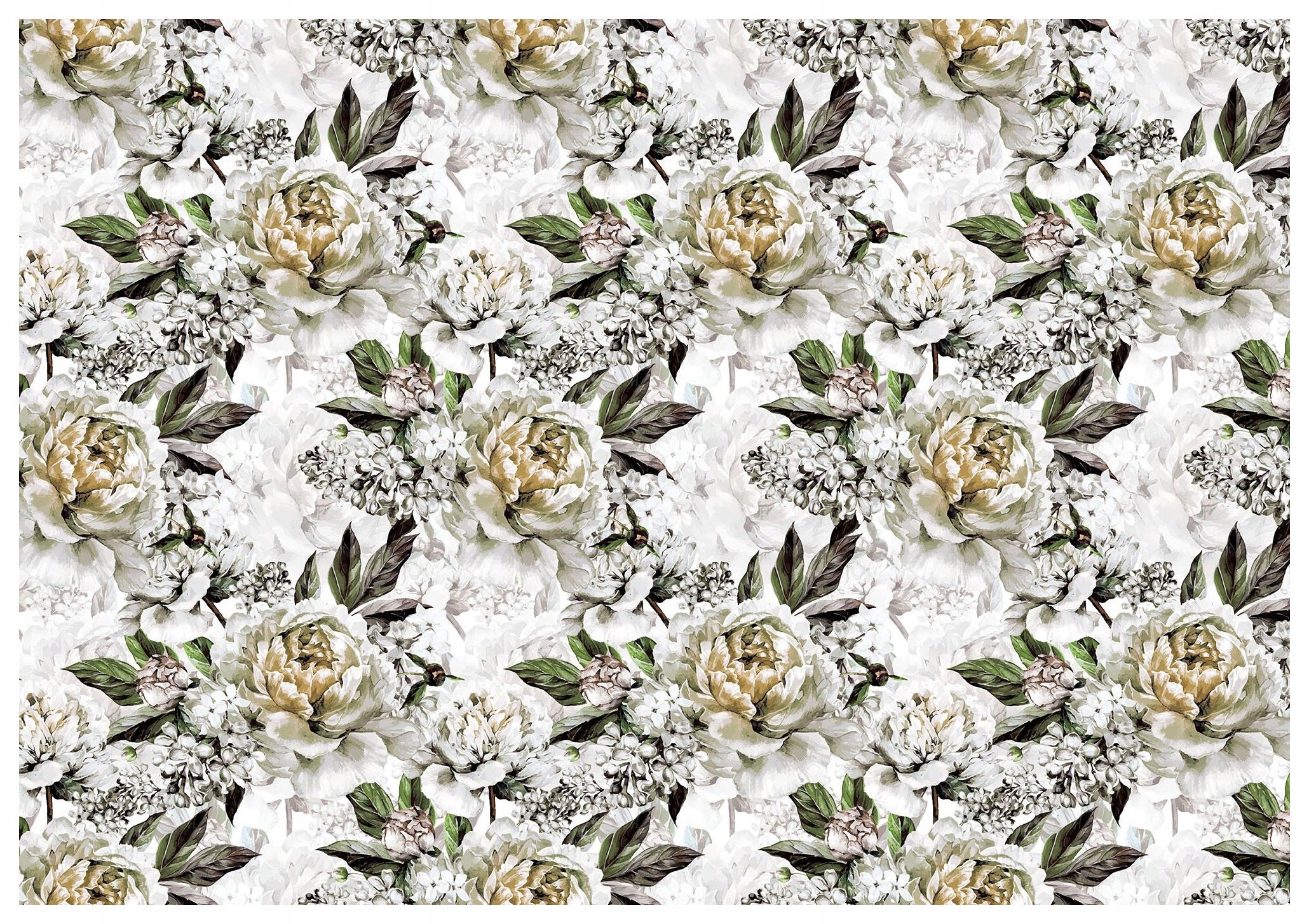 Fototapeta Pivoňky a bez vinylu 520x318 Květiny do obývacího pokoje a ložnice lepidlo