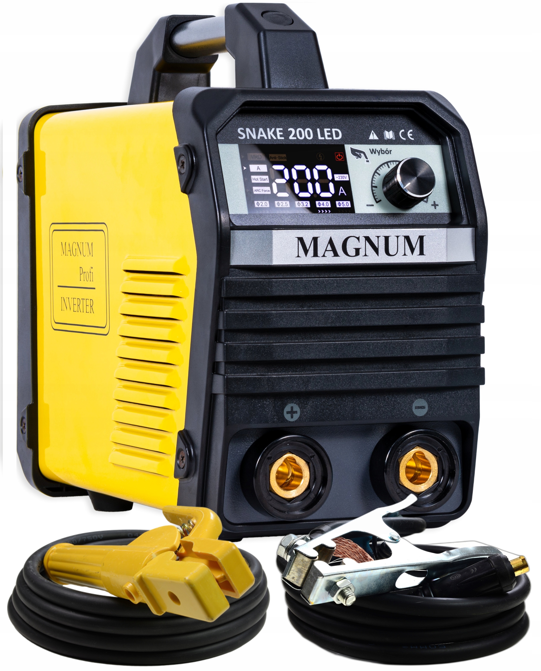 Зварювальний апарат MMA SNAKE 200 LED PRO 200A