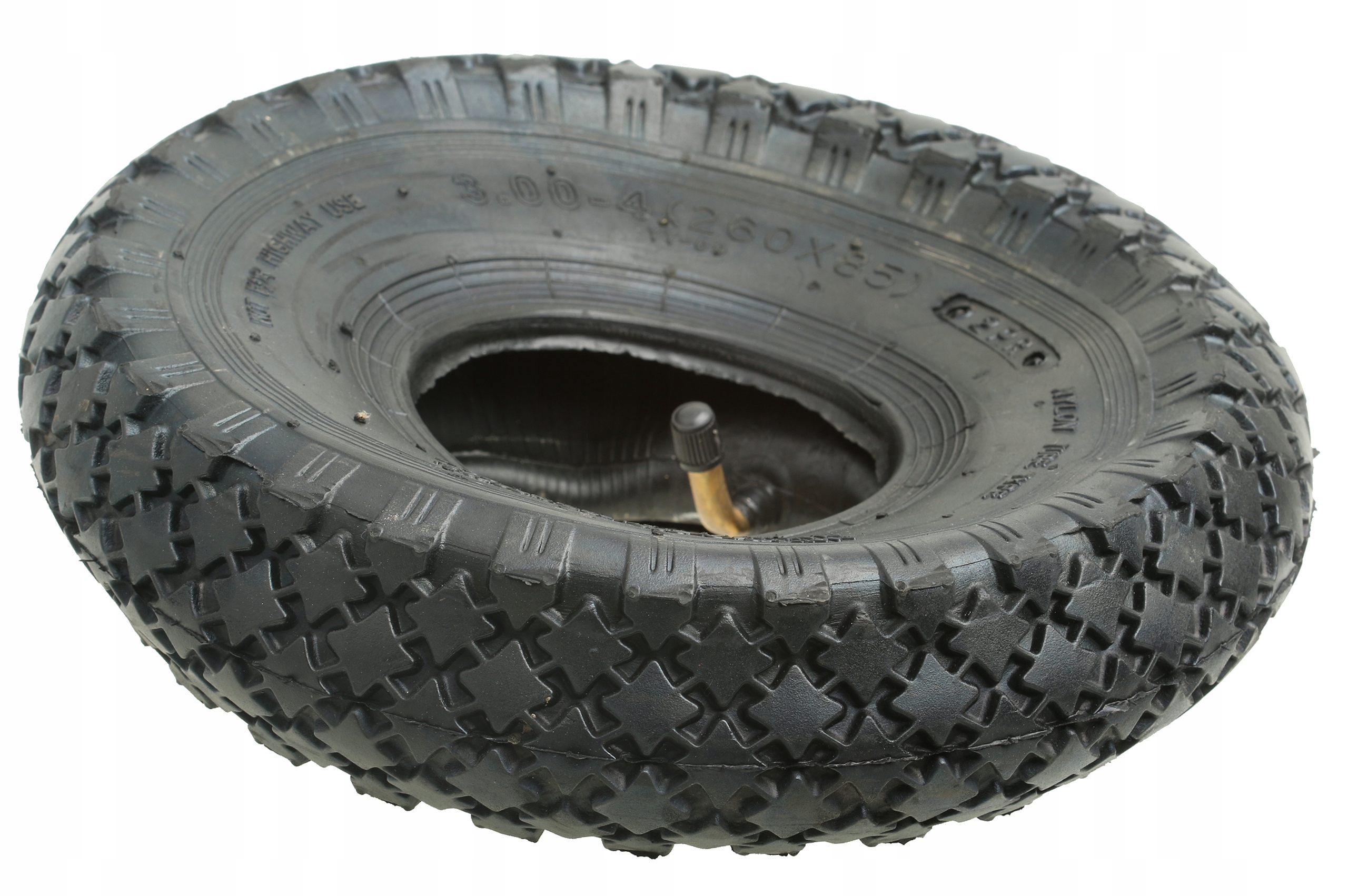 OPONA Z DĘTKĄ DO KOŁA TACZKI TACZEK WÓZKA 3.00-4 260x85 2PR DĘTKA MOCNA Marka TOMiMET