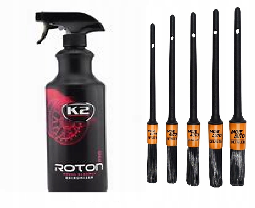 

K2 Roton Pro Zestaw 5 Pędzli Detailingowych