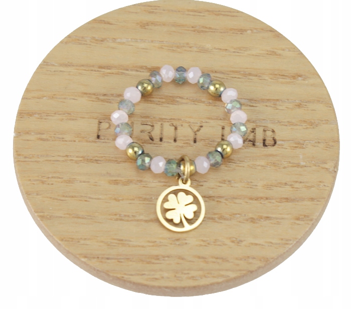 

Pierścionek Elastyczny Stal Chirurgiczna Koniczyna