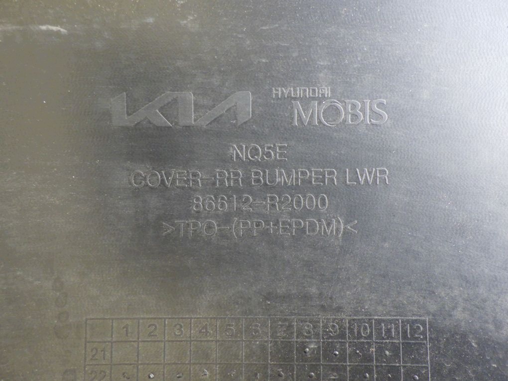 KIA SPORTAGE V 5 2021- bumper rear rear part