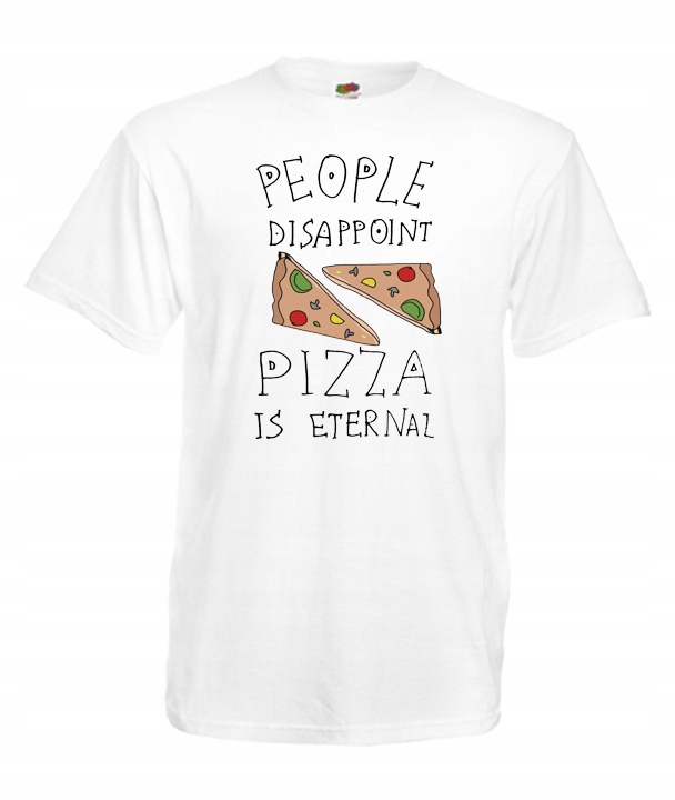 

XL Koszulka Męska Pizza Is Eternal Jedzenie Food