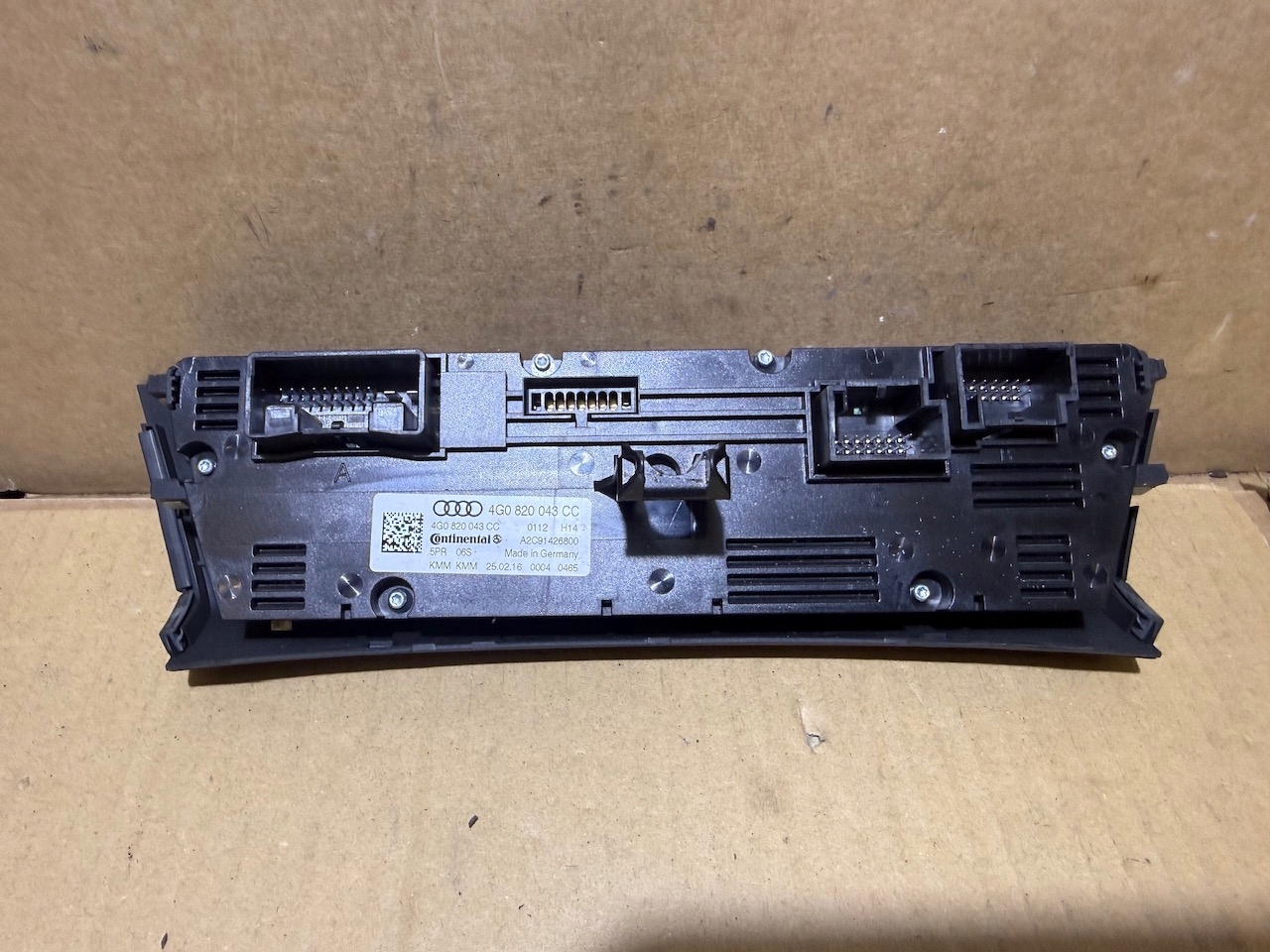 AUDI A6 C7 LIFT PANEL des lüfters klimaanlage 4G0820043CC