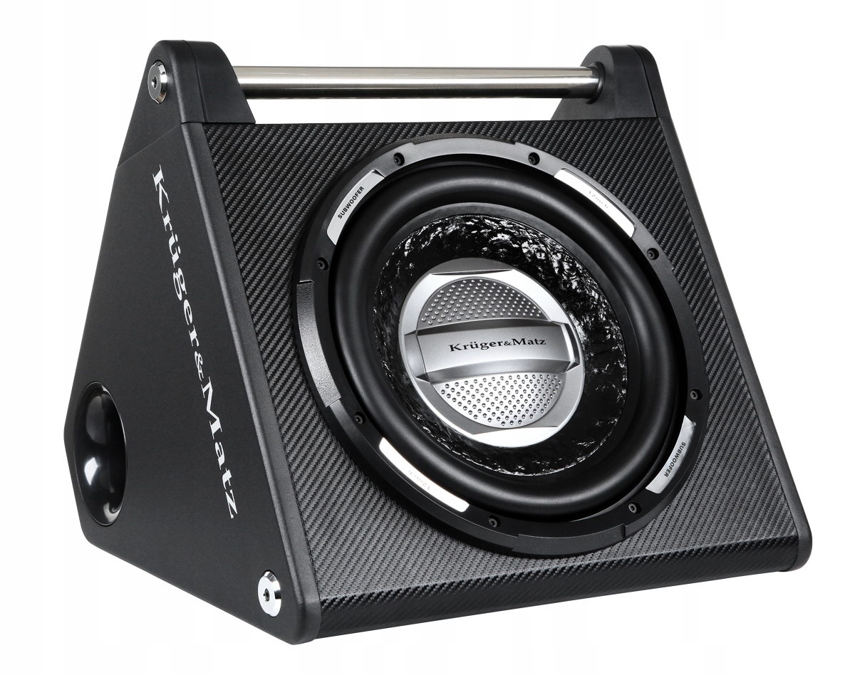 Subwoofer aktywny Boombox samochodowy 500W 12" Duża Moc Kruger&Matz