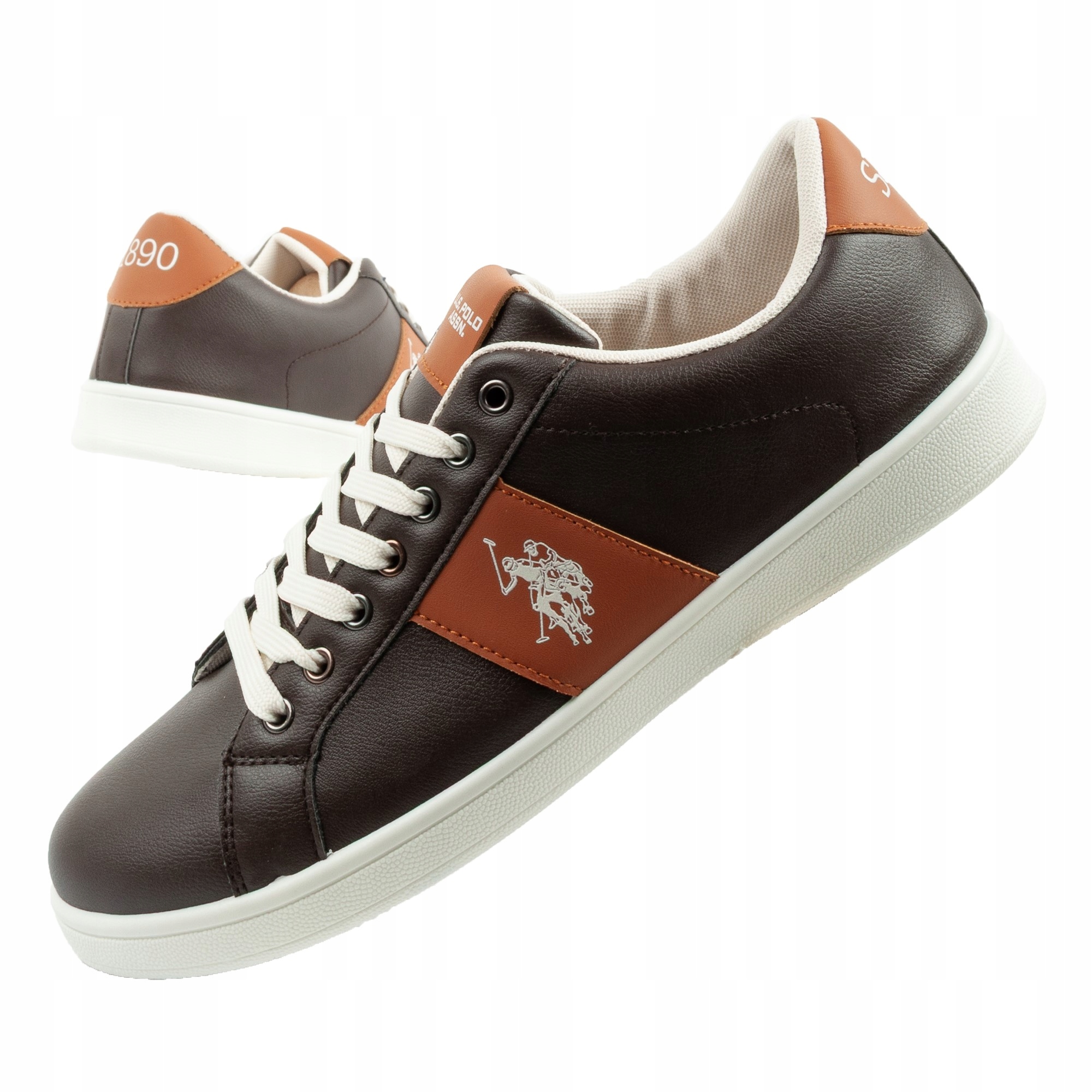 Pánské tenisky U.s. Polo Assn. vel.42 módní hnědé pohodlné