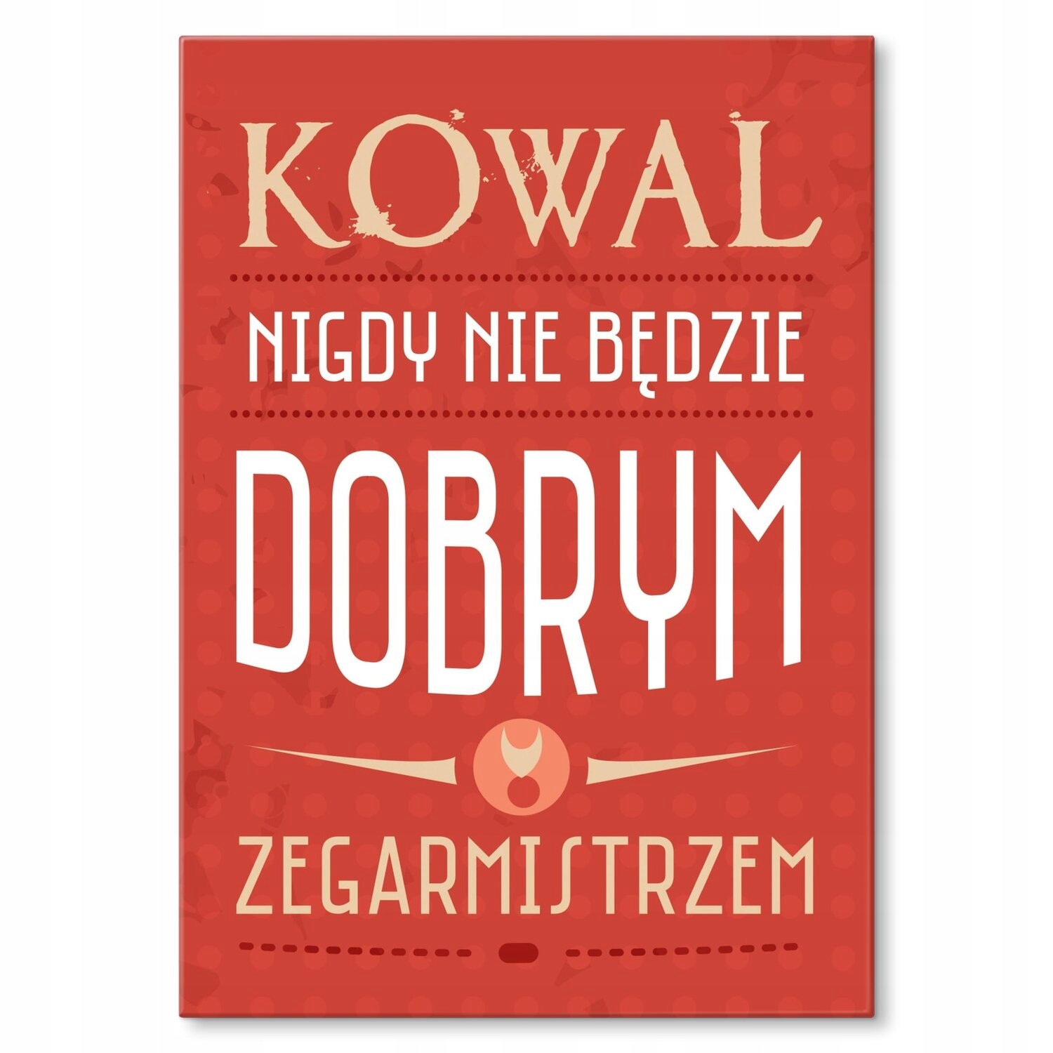 Kovový plakát Kovář hodinář Šild Plech 30 x 42 cm Dárek