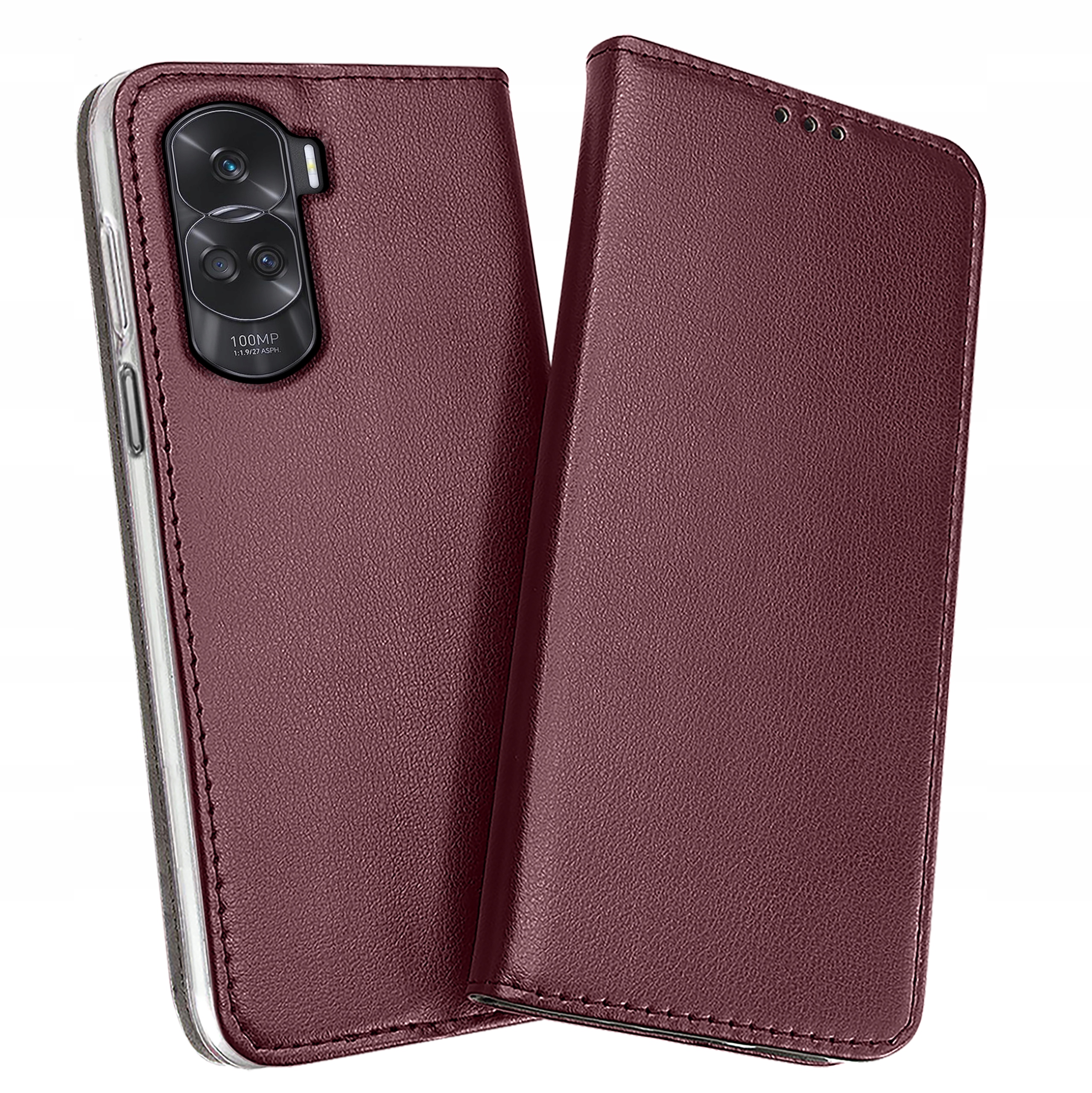 ETUI SKÓRZANE do HONOR 90 LITE 5G MAGNETYCZNE BOOK CASE TOKRA SZKŁO 9H Marka KrainaGSM