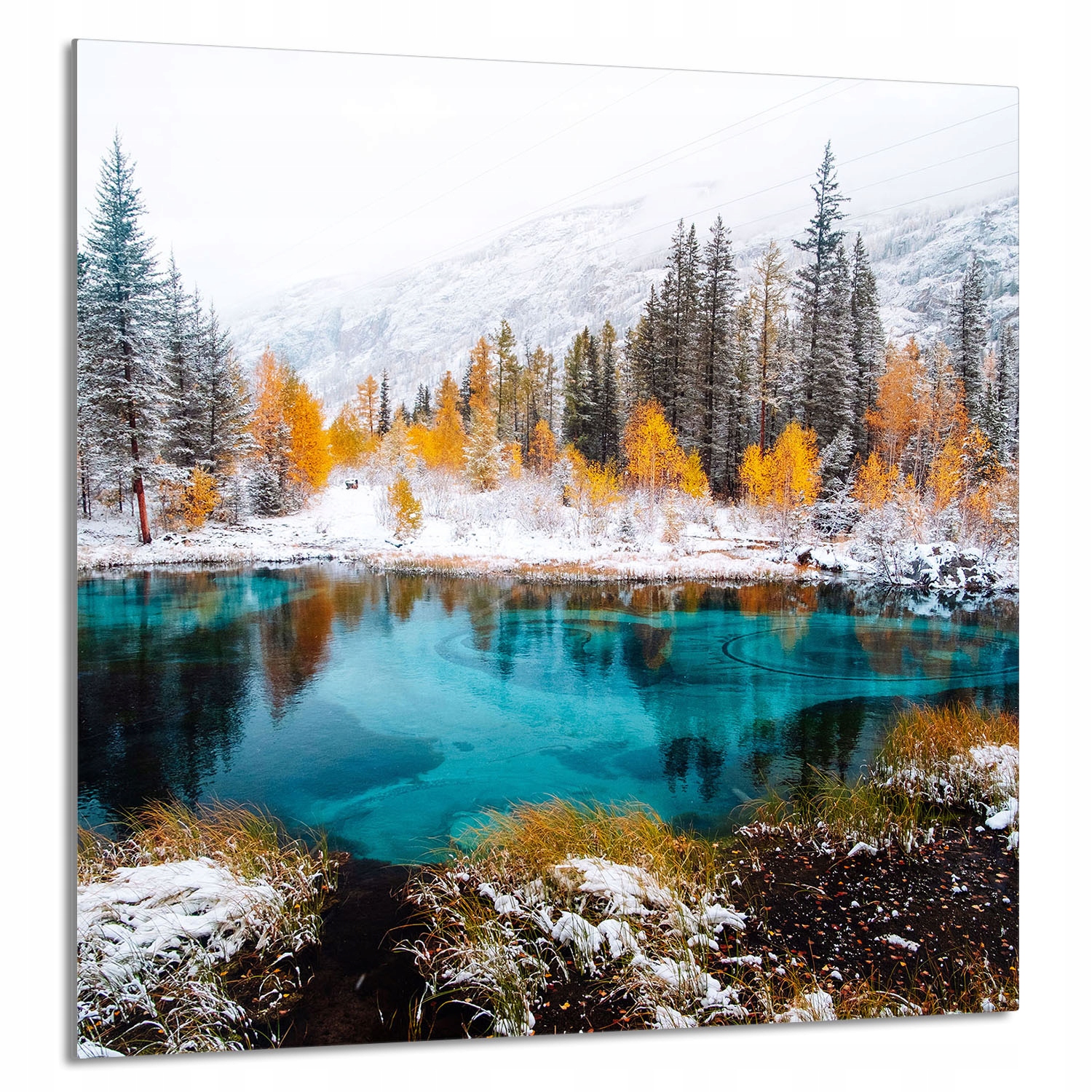 Skleněný Panel Do Kuchyně 60x65 Pohled na Tvrzené Sklo