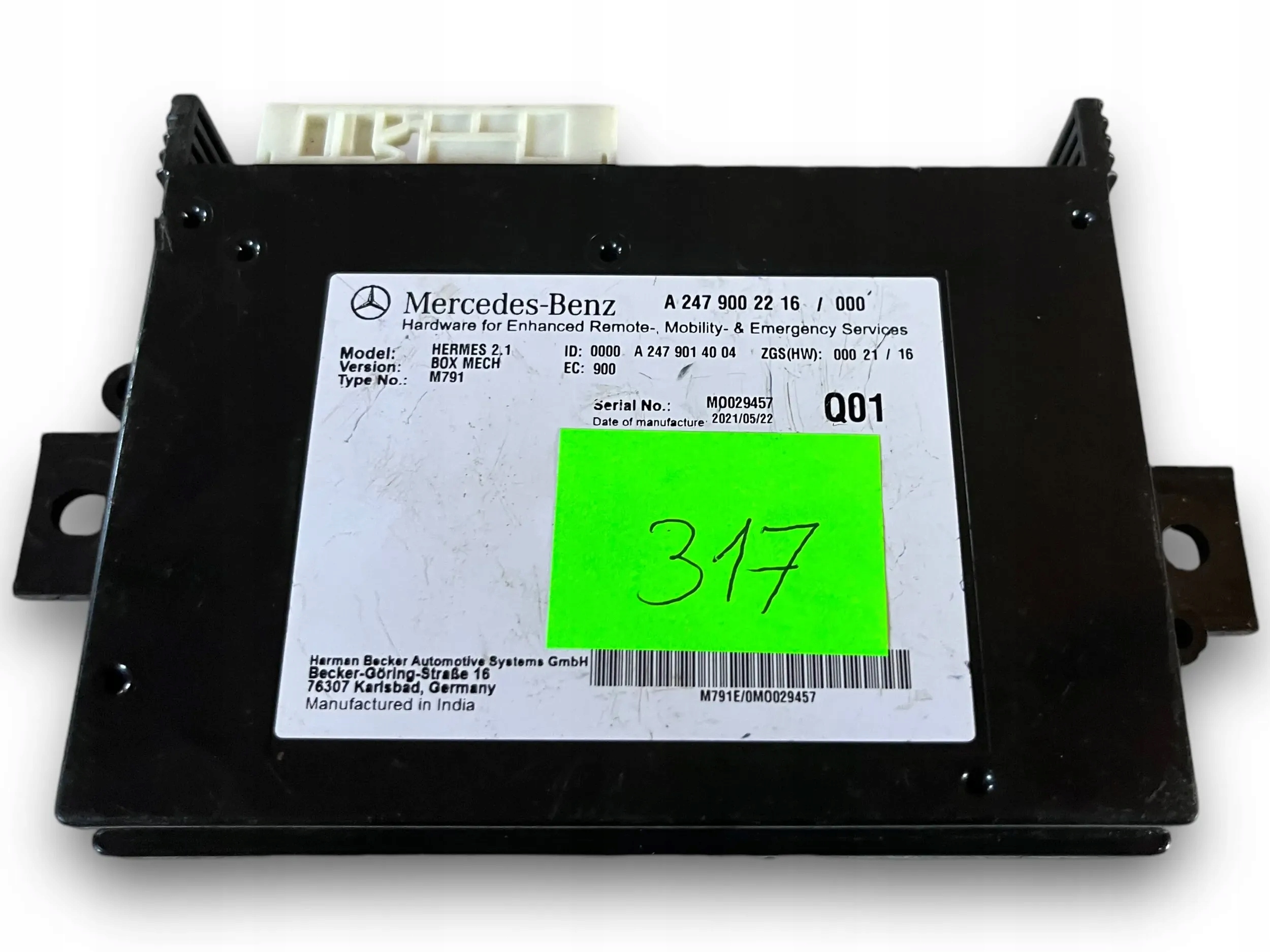 MERCEDES W247 control unit TELEMATIK 2479002216 @M