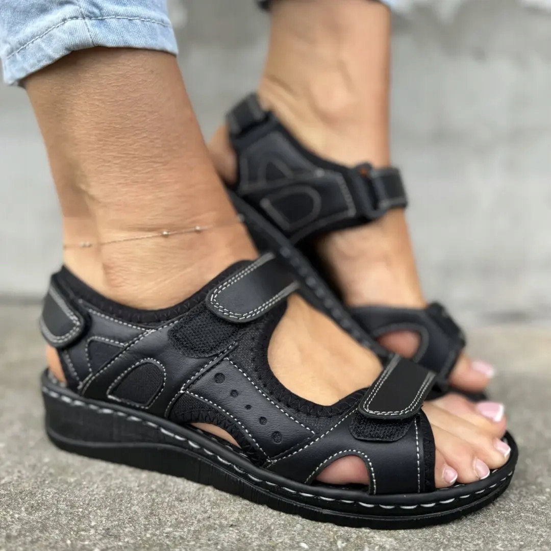 Dámské sandály Artiker 52C0288 černé 38, Černá