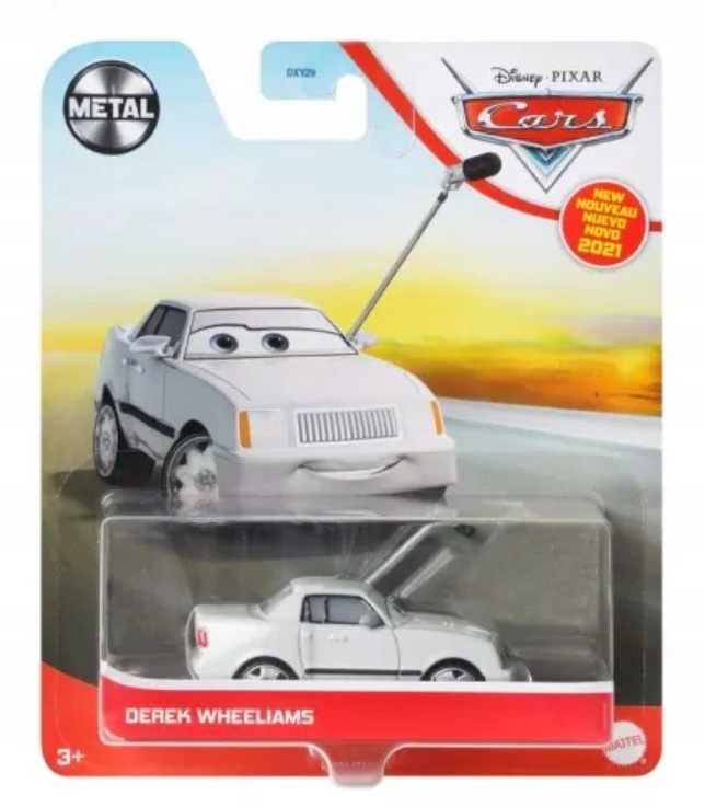 Mattel Cars - Derek Wheeliams GRR84