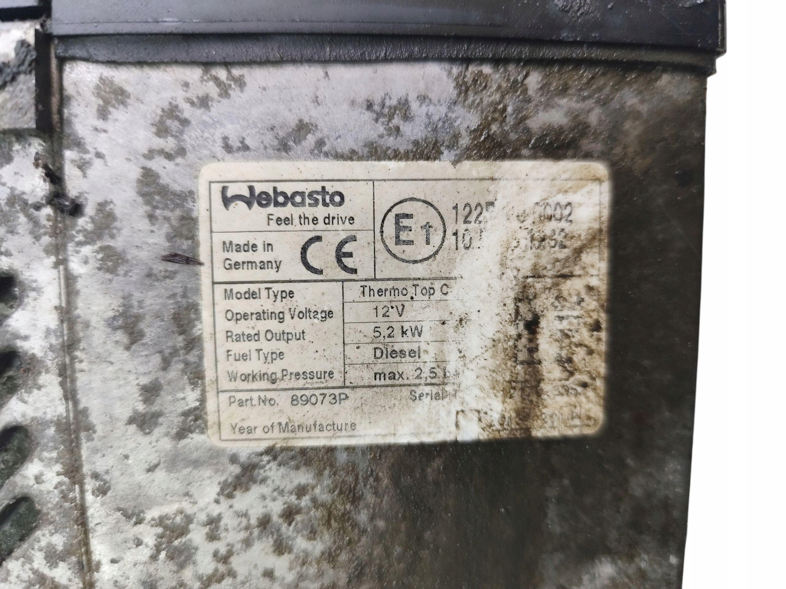 WEBASTO Webasto NISSAN QASHQAI J10 2.0 DCI